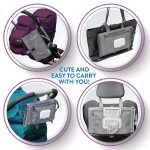 Portable Diaper Changing Pad, Portable Changing pad for Newborn Girl & Boy - Baby Changing Pad with Smart Wipes Pocket – Waterproof Travel Changing Kit - Baby Gift by Kopi Baby - Image 3